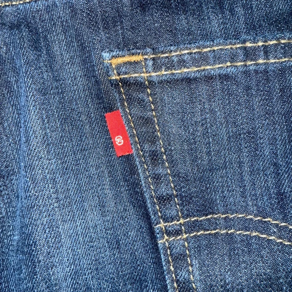 Levi's Men's Deep Blue Straight Jeans